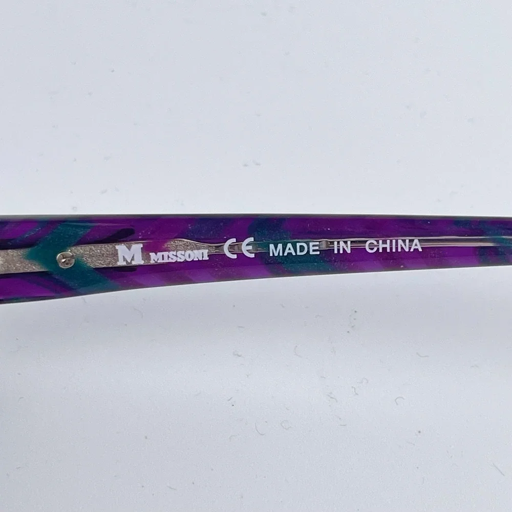 Missoni MM00606 Women's Eyeglasses Frame‎ Purple Plastic Full Rim 54-15-140 mm
